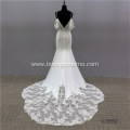long sleeves strapless and V-neckline hand made embroidery beaded ball gown bride dress wedding